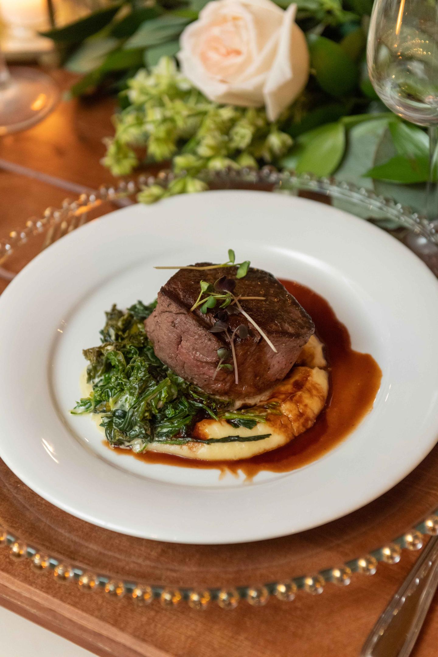 Beautiful wedding food